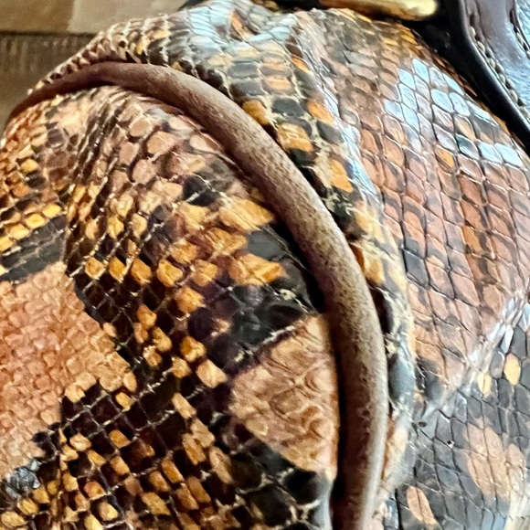 Reptile Brown Dooney Bourke Purse - Picture 6 of 16